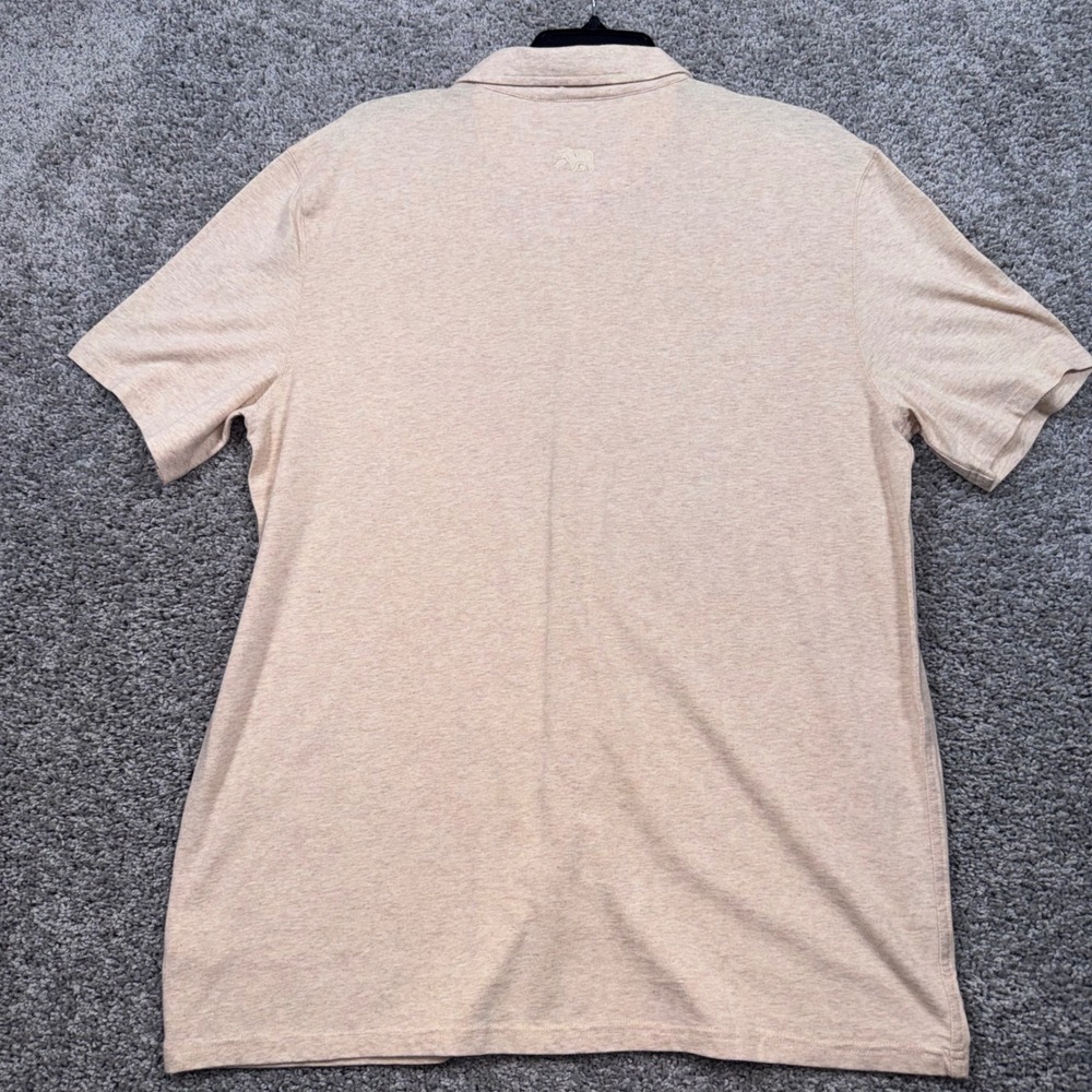 The Normal Brand Active Puremeso Shirt Mens Stretch Latte Large NEW - Picture 4 of 10